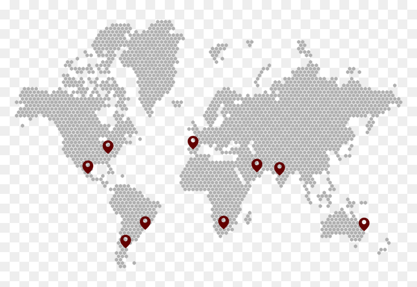 Grs Offices World Map - Basel Switzerland On World Map, HD Png Download - global map png