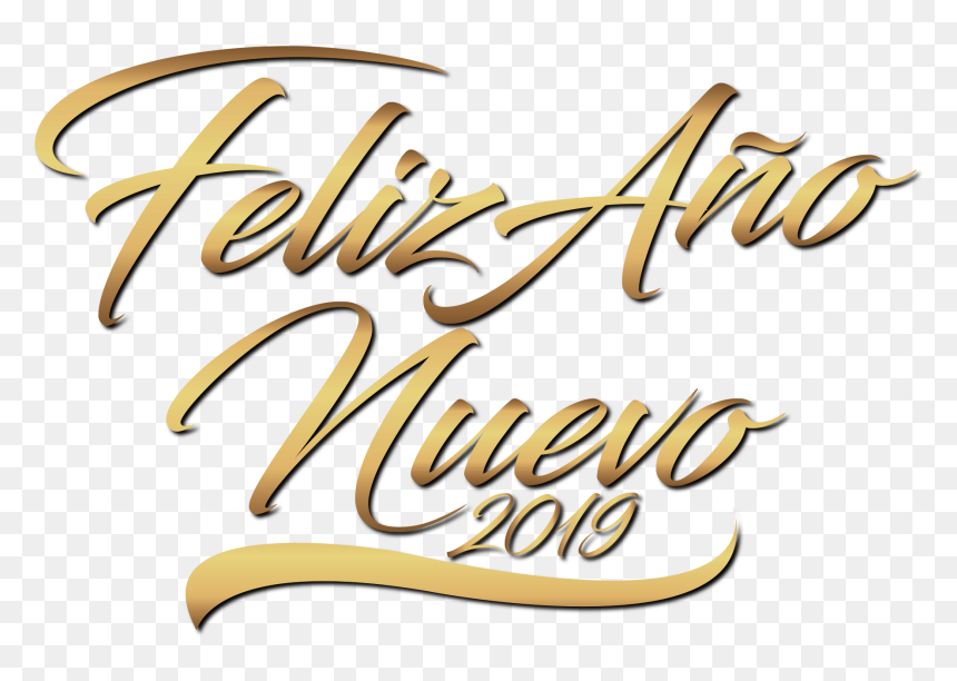 Calligraphy, HD Png Download - feliz año nuevo 2018 png