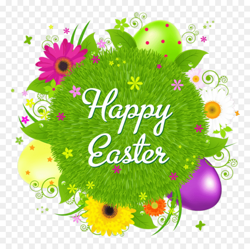 Happy Easter Png Transparent Background - Transparent Background Happy Easter Png, Png Download - easter background png