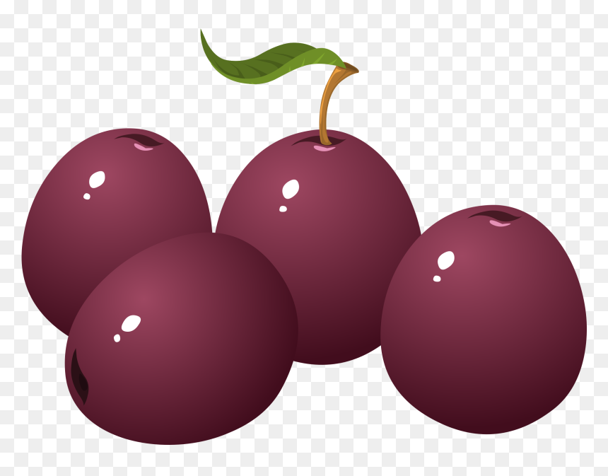 Food Plum Clip Arts - Plums Clip Art, HD Png Download - plum png