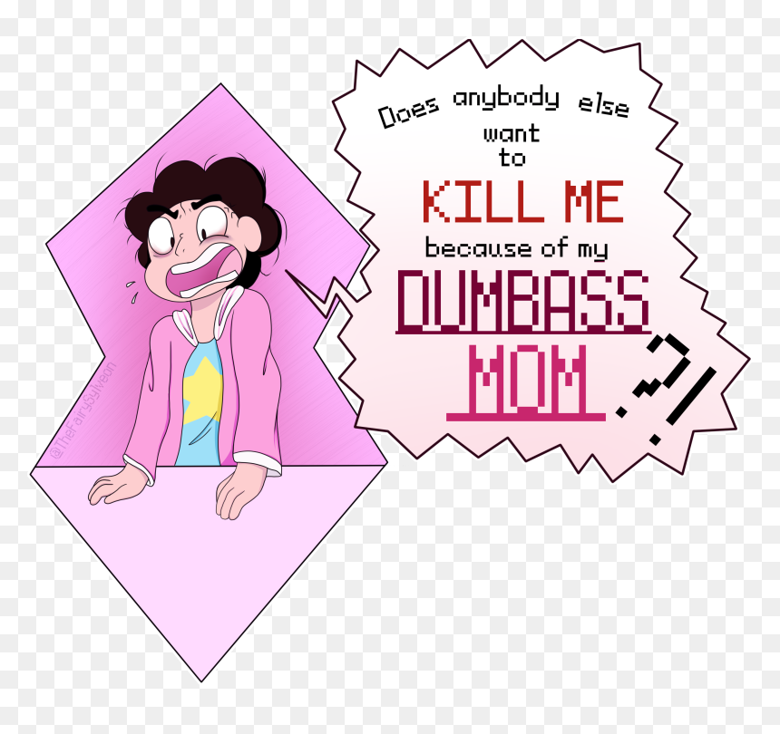 Wormy Boi Steven Universe, HD Png Download - angry mom png