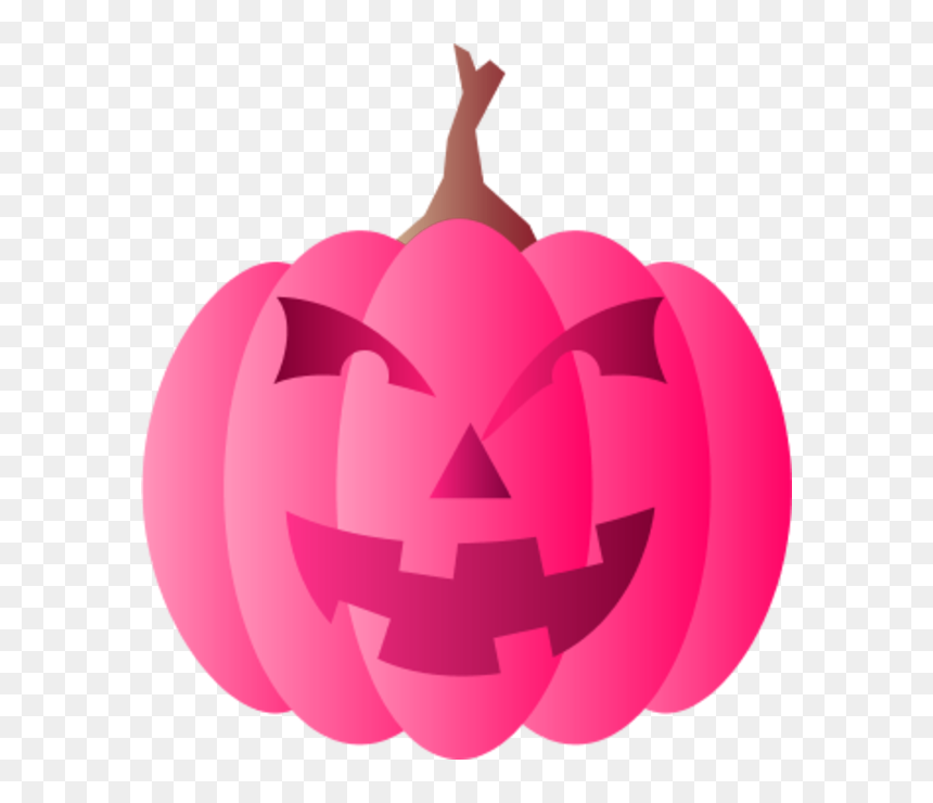 Pink And Gold Pumpkin Clipart Image Stock 28 Collection - Halloween Pumpkin Clipart Pink, HD Png Download - pumpkin halloween png