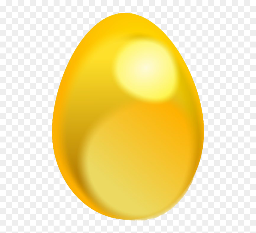 Golden Easter Egg Png File - Circle, Transparent Png - gold ball png