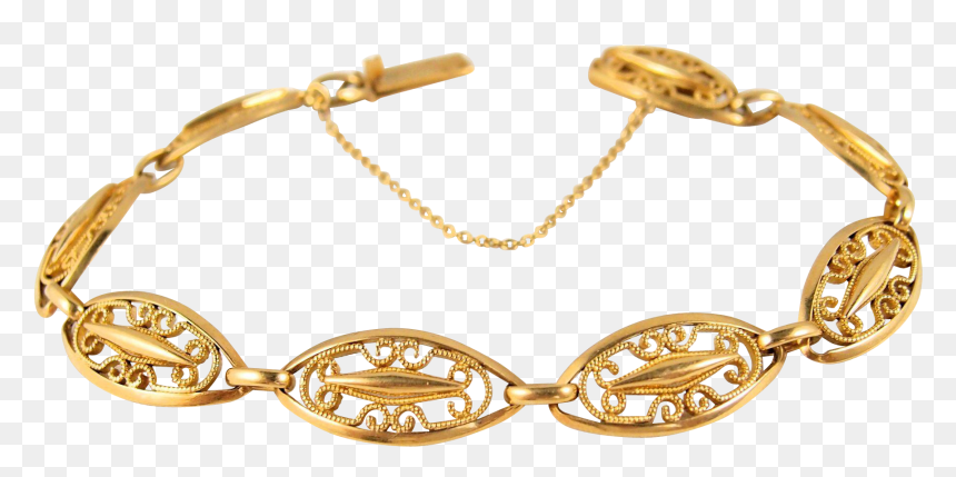 Bracelet, HD Png Download - gold filigree png