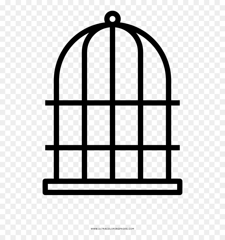 Jaula De Pájaros Página Para Colorear - Wood And Metal Shelves, HD Png Download - pajaros png