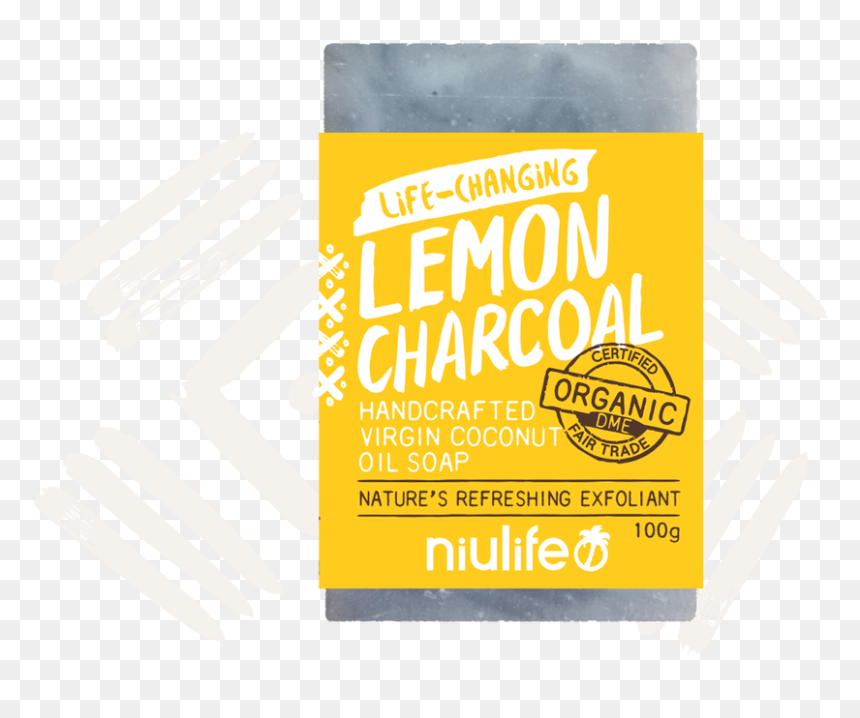Lemon Charcoal Coconut Oil Soap 100g Bar - Flyer, HD Png Download - life bar png
