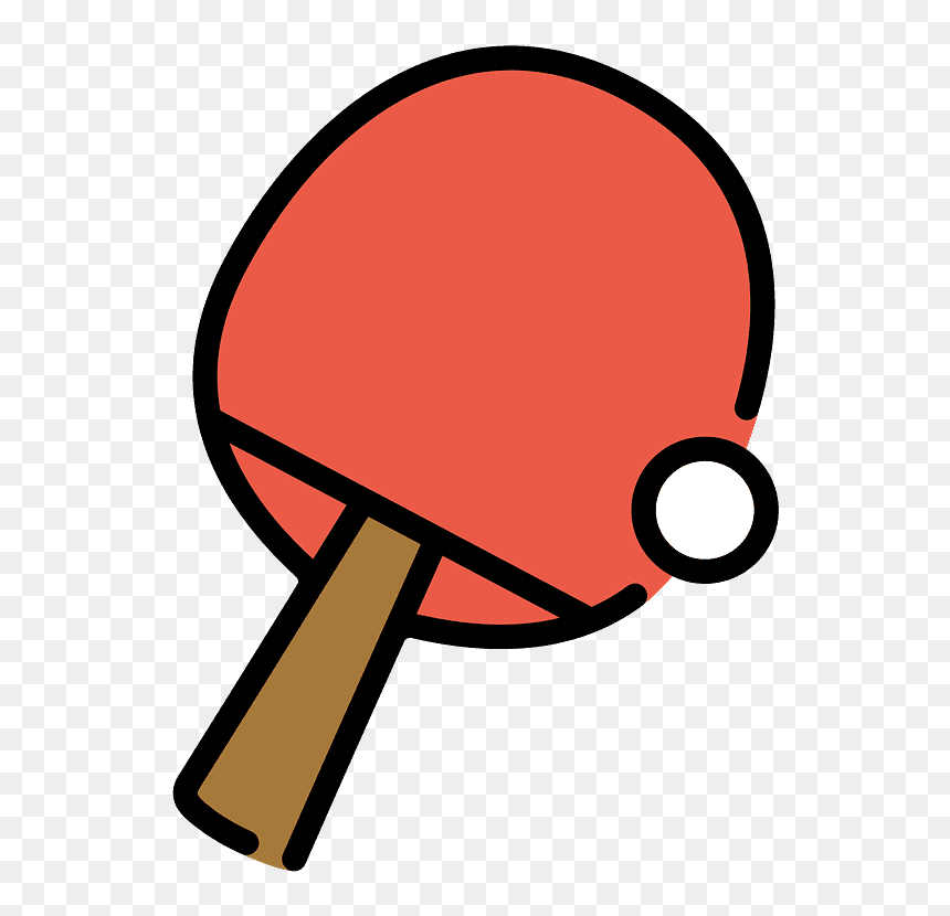 Ping Pong Emoji Clipart - Clip Art, HD Png Download - ping pong png