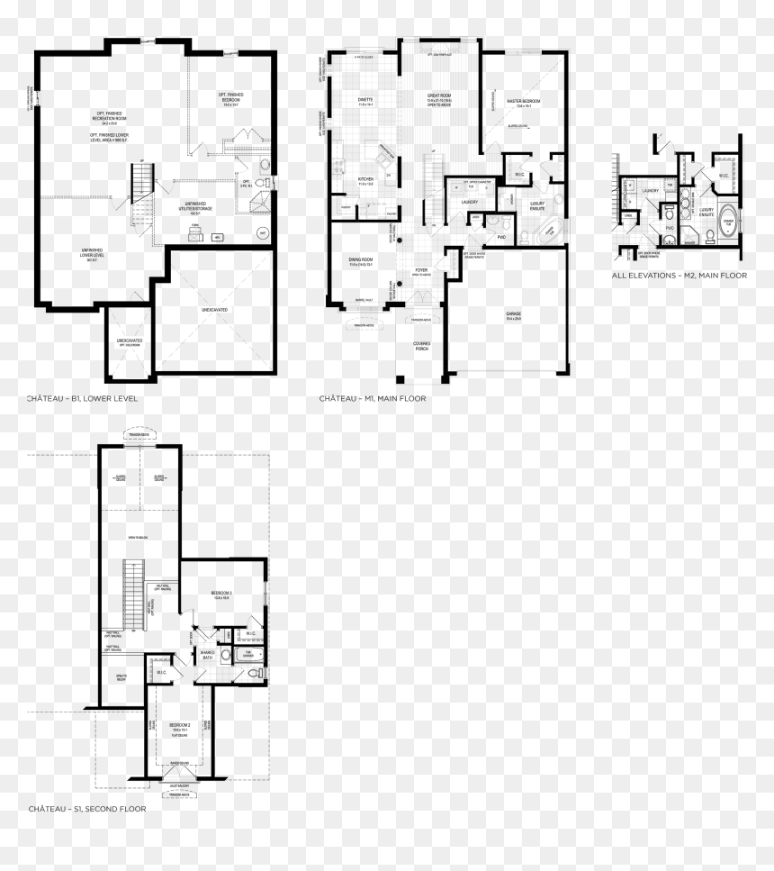 Hamlet Ii Floorplan - Floorplan Transparent, HD Png Download - floor plan png