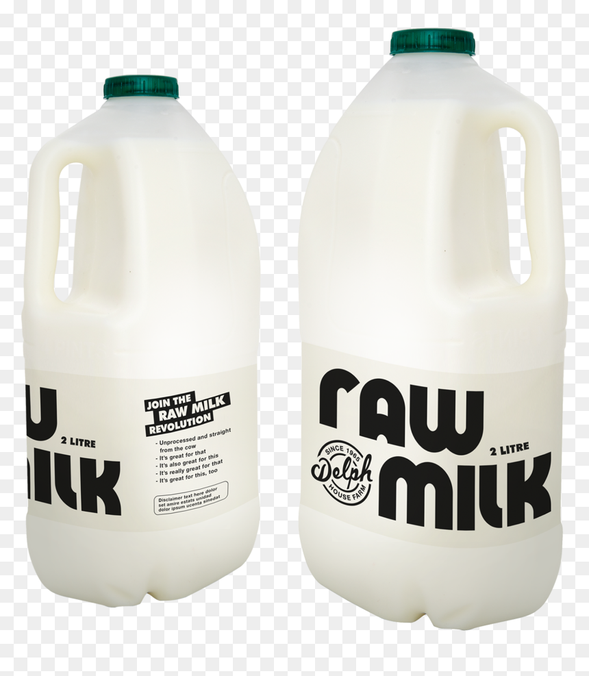 Raw Milk In Andover Uk , Png Download - Milk Bottle 2 Litre Png, Transparent Png - milk bottle png