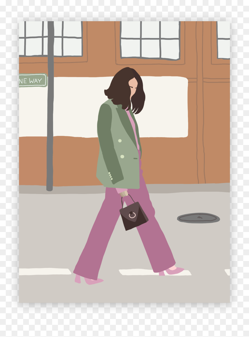 Standing, HD Png Download - fashion girl png
