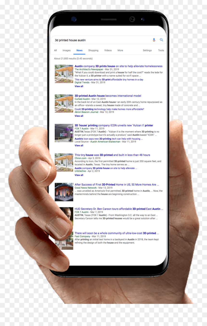 Gogle Seach - Mobile Device, HD Png Download - sci fi hud png