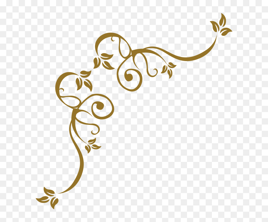 Gold Clipart , Png Download - Clipart Free Corner Design, Transparent Png - decorative corner png