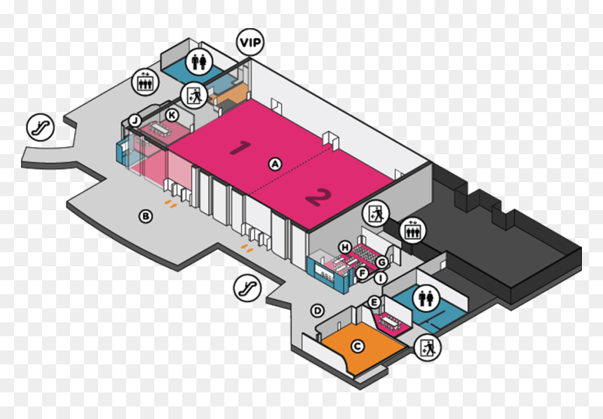 Samyan Mitrtown Plan, HD Png Download - floor plan png