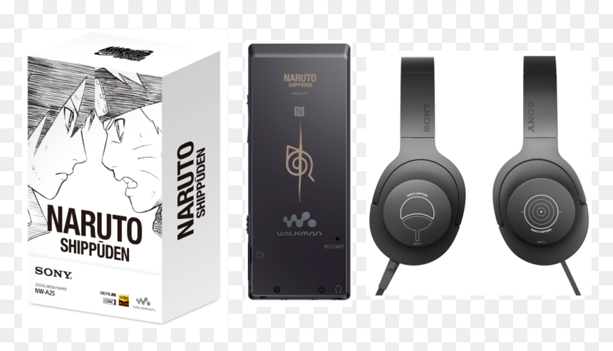 Sony"s Limited Edition “naruto” Walkman And Headphones - Sony Limited Edition Headphones, HD Png Download - walkman png