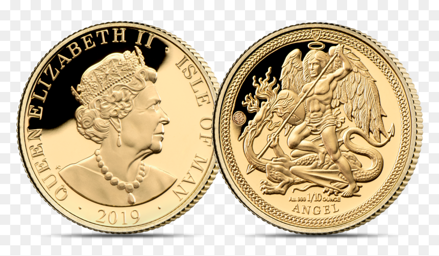 The 1/10 Oz - Acropolis Of Athens, HD Png Download - gold angel wings png