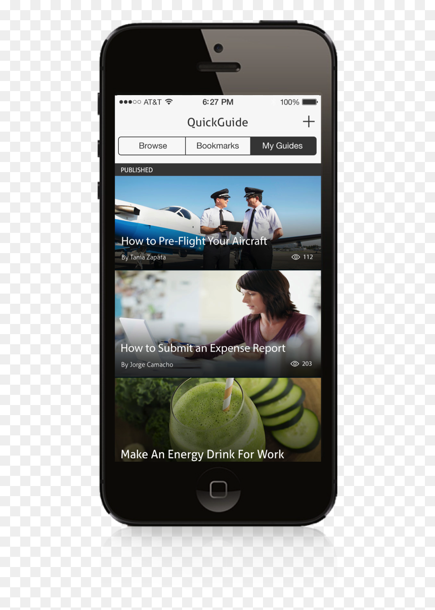 Quickguide In Iphone Frame - Phone Booking System, HD Png Download - iphone frame png