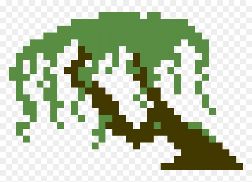 Cartoon , Png Download - Pixel Art, Transparent Png - weeping willow png