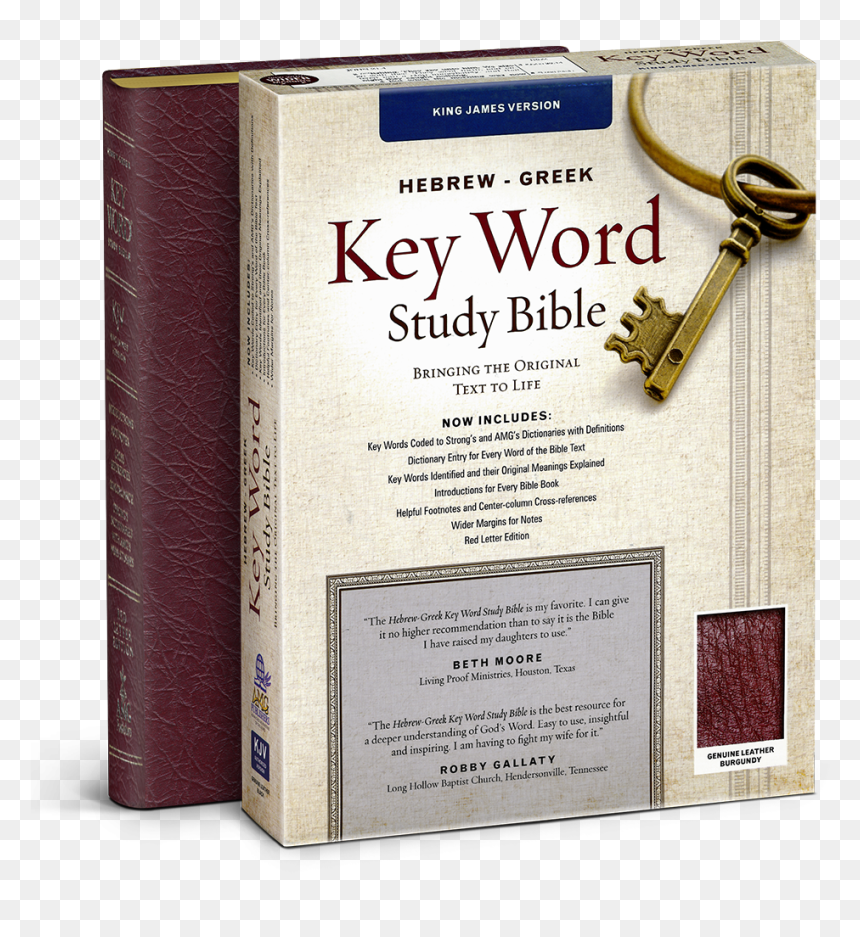 Hebrew Greek Keyword Study Bible , Png Download - Keyword Bible, Transparent Png - bible png images