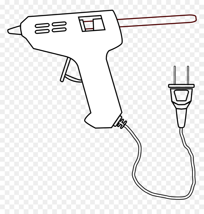 This Free Icons Png Design Of Herramienta Pistola Silicona - Drawing, Transparent Png - pistola png