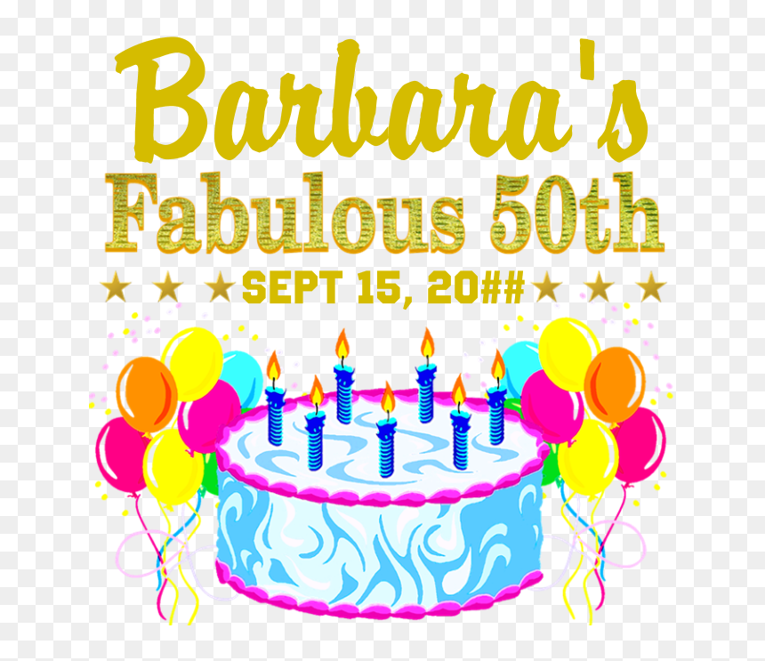 50th Birthday Banner - Birthday Party, HD Png Download - 50th birthday png