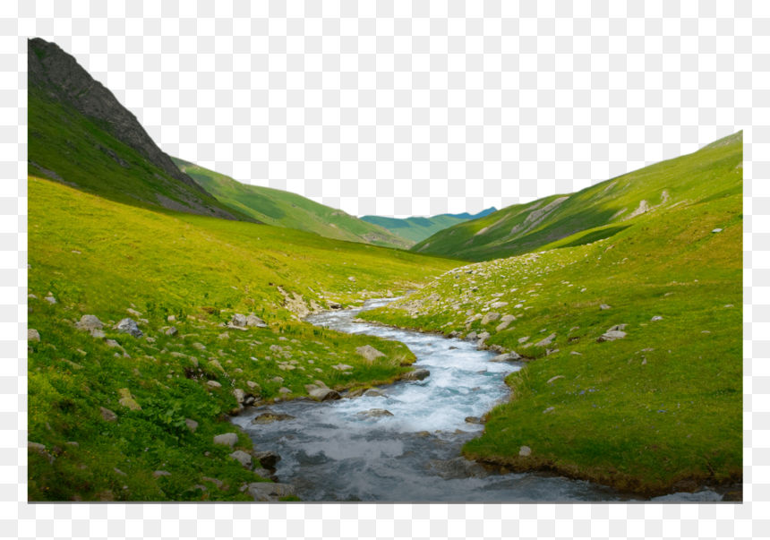 #grassy#valley - Portable Network Graphics, HD Png Download - grassy hill png