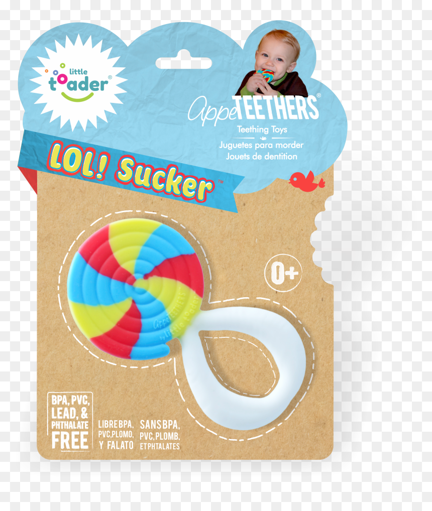 Teether Toys Package , Png Download - Appeteethers, Transparent Png - sucker png