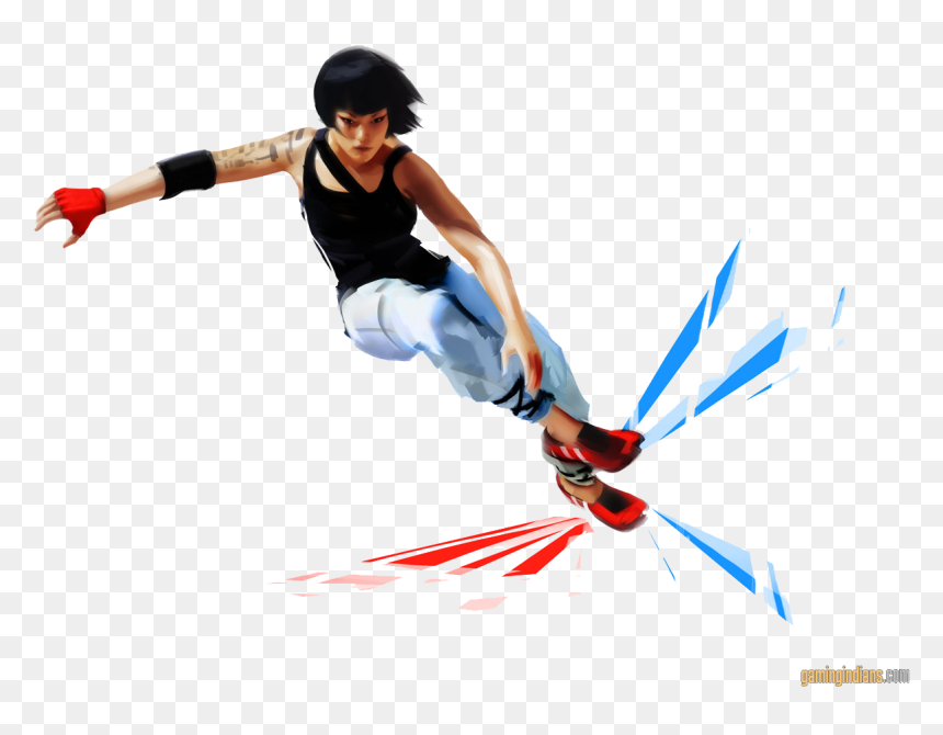 Mirrors Edge Free Download Png - Mirror's Edge Png, Transparent Png - skier png