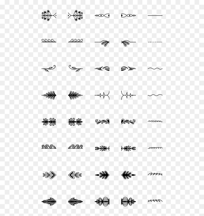 Symmetry, HD Png Download - fancy white line png