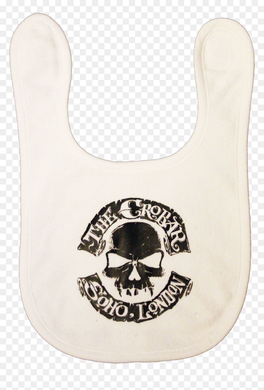 Classic Skull Logo Bib £10 - Bone, HD Png Download - bib png