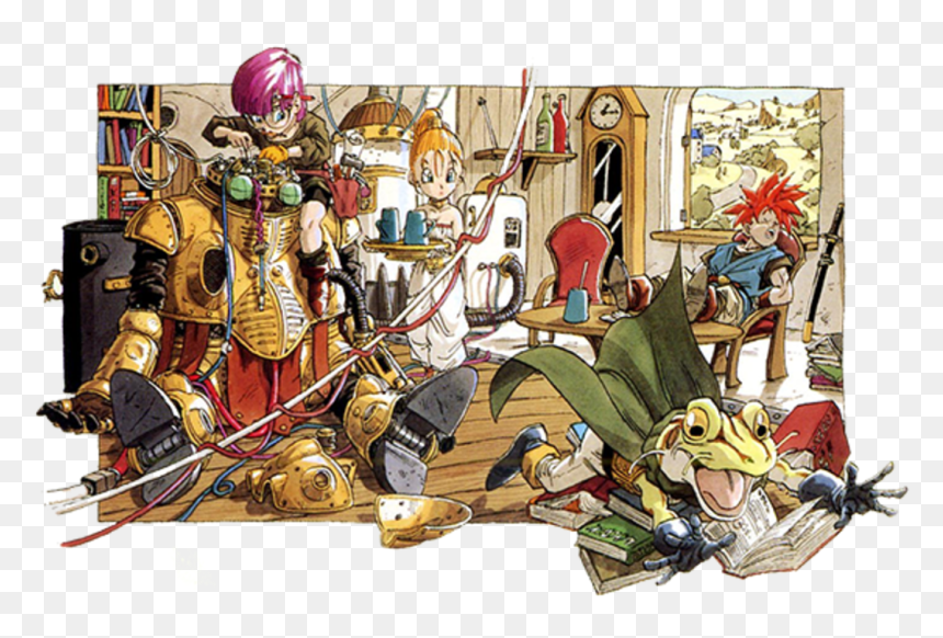 Illustration For Article Titled What Happens When You - Chrono Trigger Original Art, HD Png Download - chrono trigger logo png