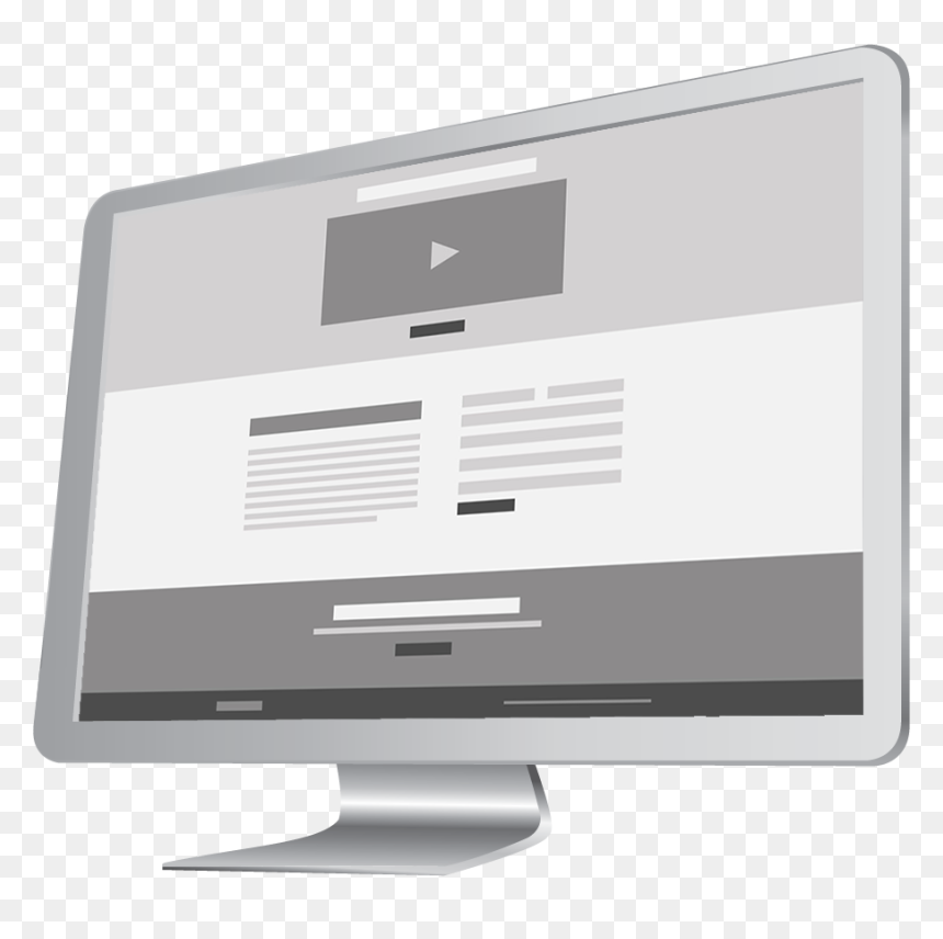 Mac Screen Convert Push Landing Page - Computer Monitor, HD Png Download - mac screen png