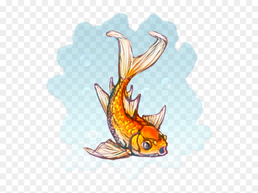 Are Good Tumblr - Goldfish Drawing, HD Png Download - goldfish cracker png
