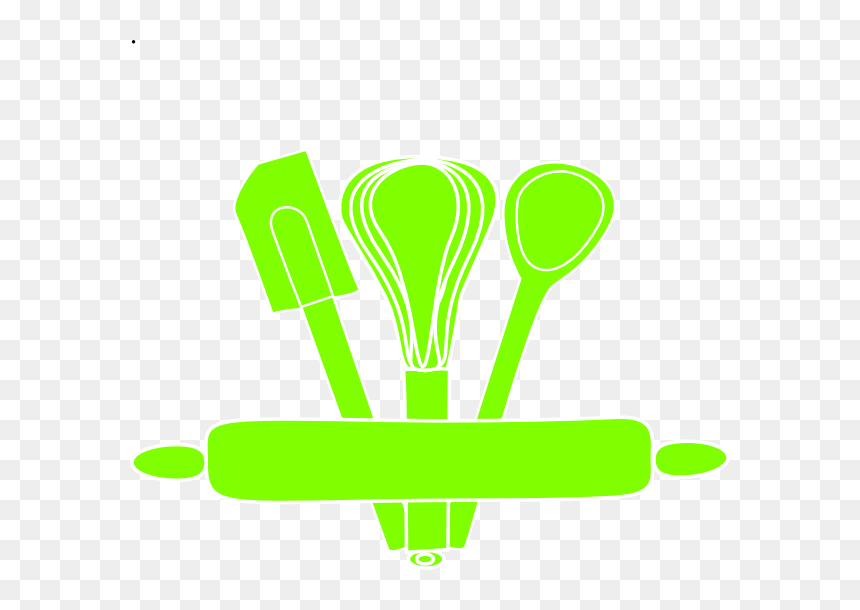 Green Kitchen Utensils Svg Clip Arts - Clip Art, HD Png Download - utensils png