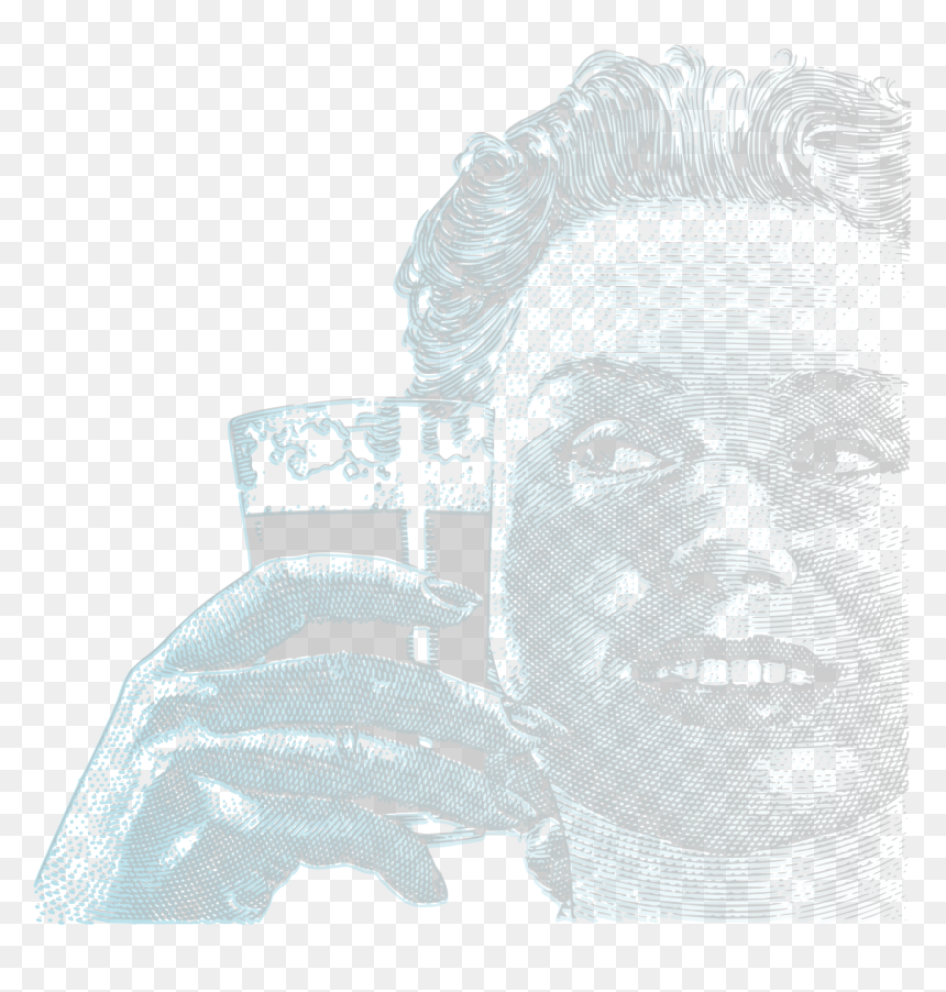 Happy Woman Drinking 05 Clip Arts - Banknote, HD Png Download - happy woman png