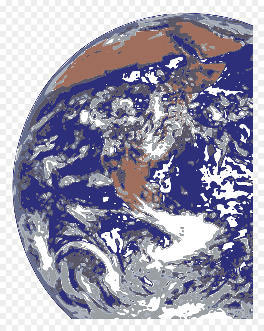 Green Planet In Space, HD Png Download - globe .png