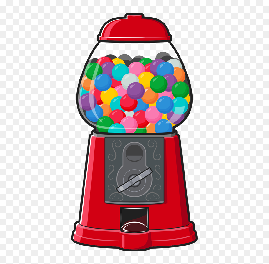 Splash Gumball Machine Regular - Transparent Gumball Machine Clipart, HD Png Download - gumball machine png