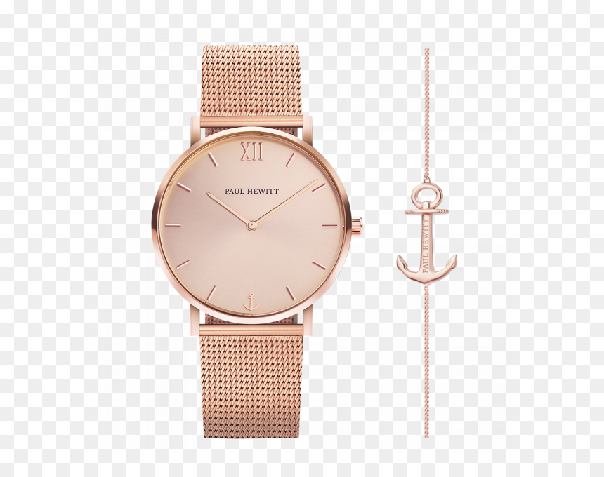 Paul Hewitt Set Sailor Rose Sunray & Anchor Spirit - Paul Hewitt Rose Gold Watch, HD Png Download - sunray png