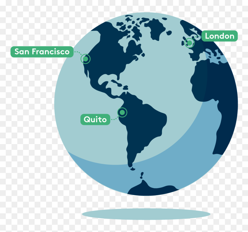 Gospace Offices - Transparent World Map Png, Png Download - globe .png