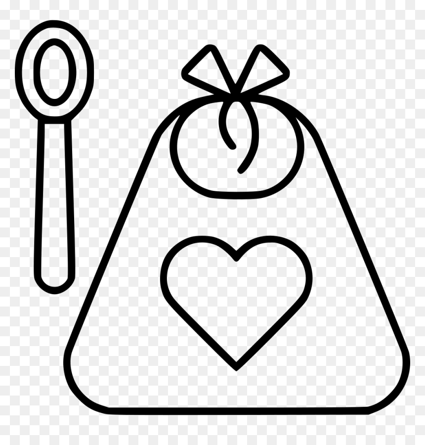 Bib - Line Art, HD Png Download - bib png
