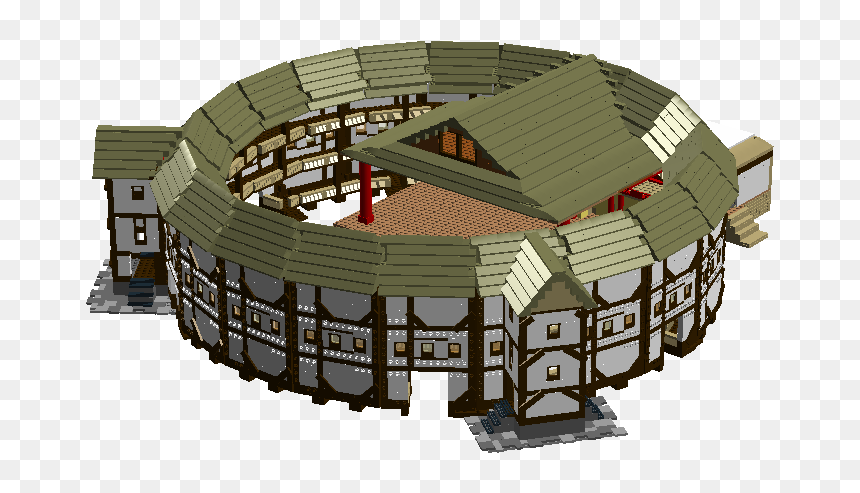Shakespeare"s Globe Theatre - Make Lego Globe Theatre, HD Png Download - globe .png