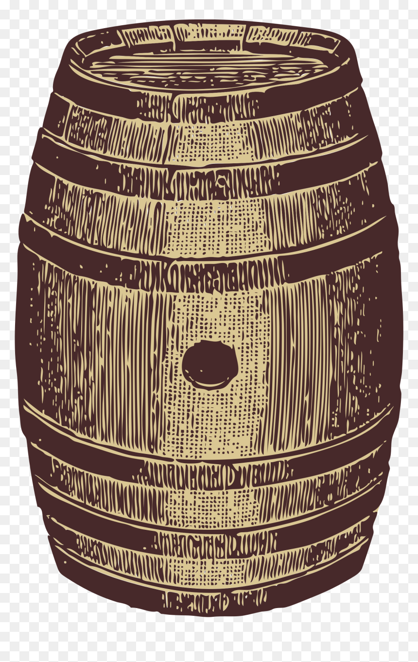 Wooden Barrel Clip Arts - Barrel Clip Art, HD Png Download - oil barrel png