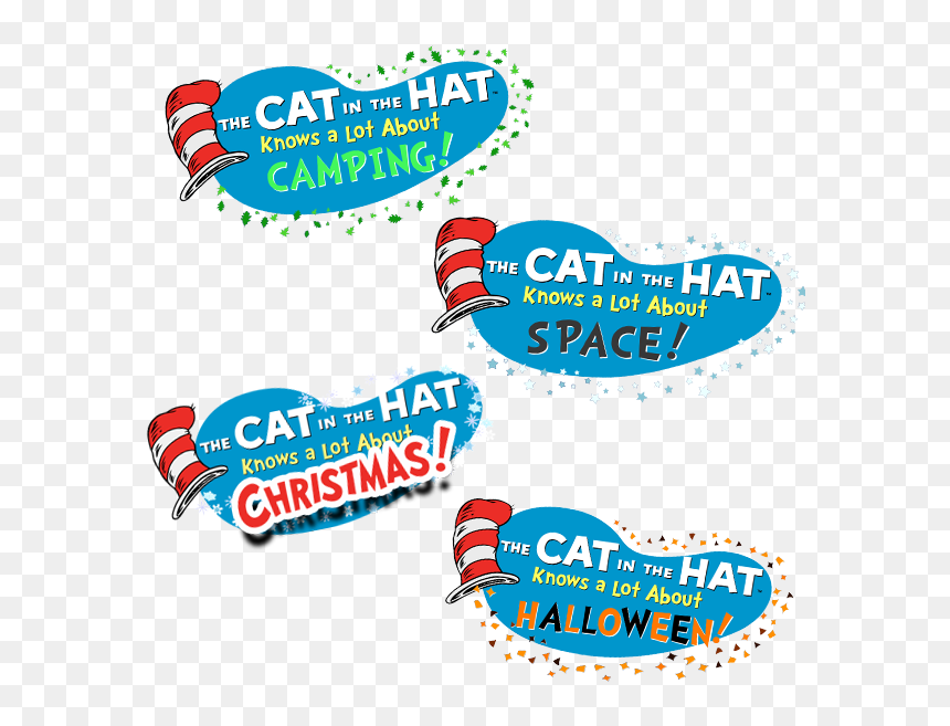 The Cat In The Hat Knows A Lot About - Cat In The Hat Camping, HD Png Download - dr seuss hat png