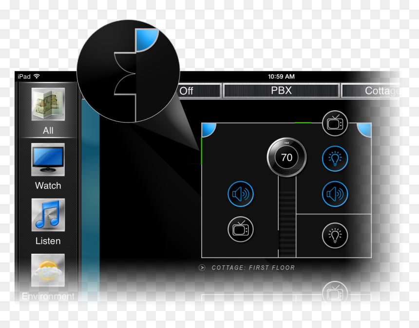 Blue Print Entrance Door Security - Gadget, HD Png Download - floor plan png