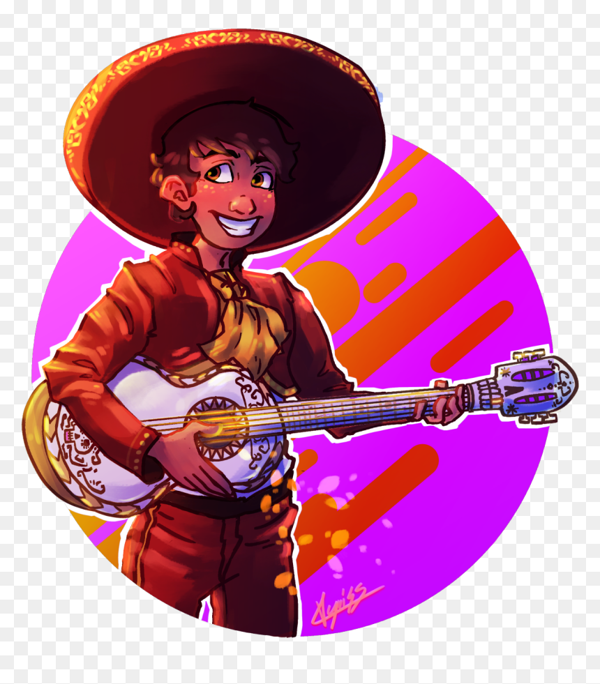 Coco Miguel Red Suit, HD Png Download - mariachi sombrero png