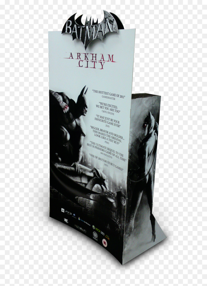 Action Figure, HD Png Download - batman arkham city logo png