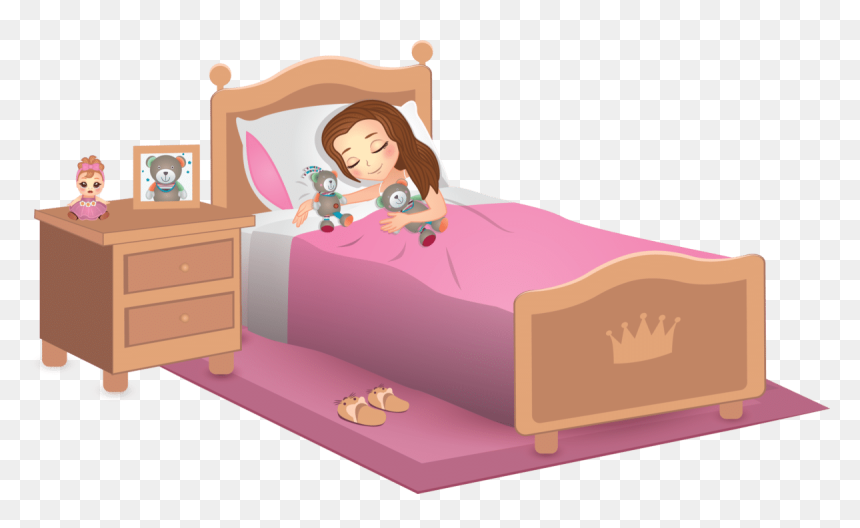 Cartoon, HD Png Download - bed side view png