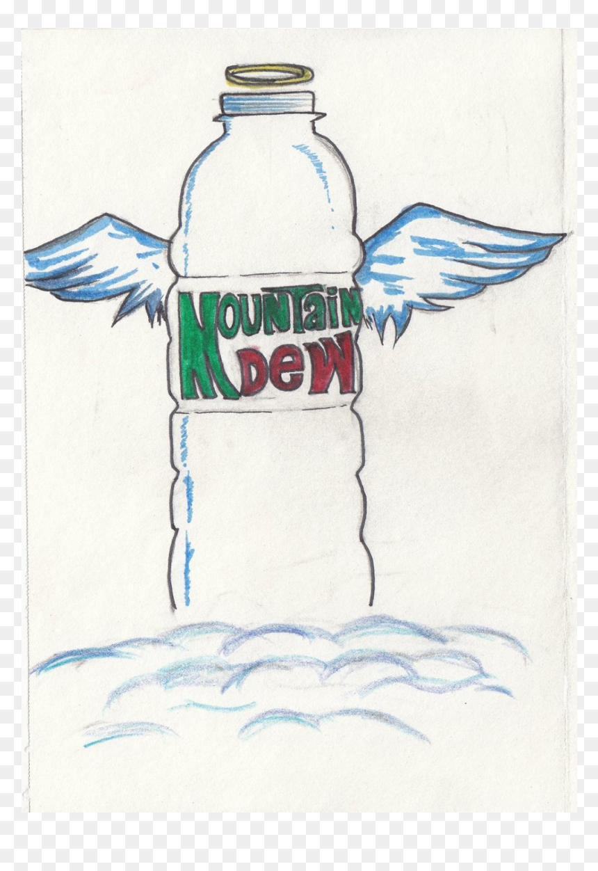 2 - Sketch, HD Png Download - mountain dew bottle png