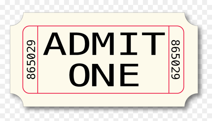 Uria Menendez , Png Download - Carmine, Transparent Png - admit one png