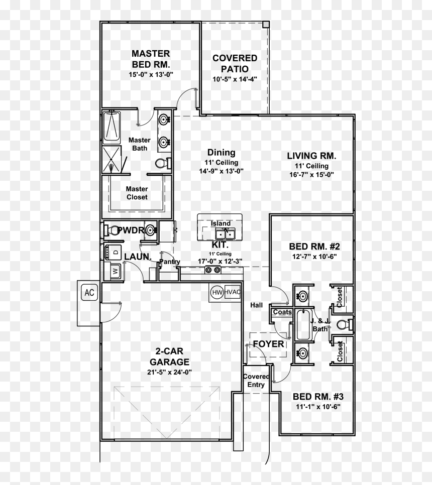 Chronos Builders Grand Junction Arbors Floor Plan, HD Png Download - floor plan png