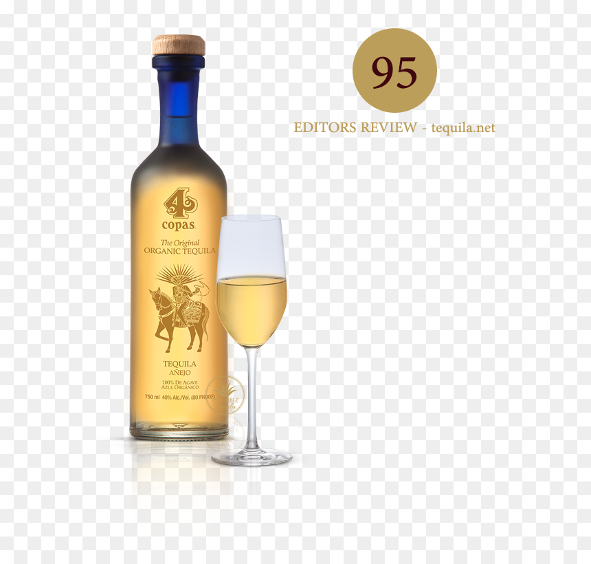 4 Copas Tequila Anejo , Png Download - 4 Copas, Transparent Png - copas png